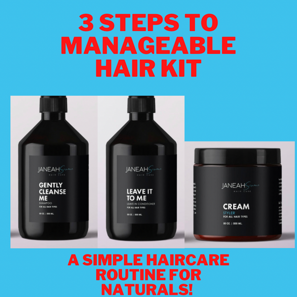 3 steps to manageable hair bundle